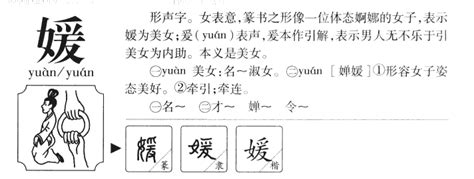 媛名字意思|媛媛的名字寓意是什么意思 媛媛的意思